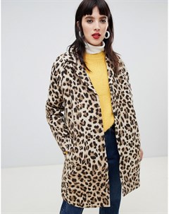 Oversize пальто с леопардовым рисунком Custommade Custom made