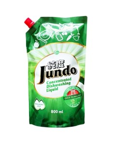 Средство для мытья посуды Jundo ЭКО гель с гиалур кисл GreenTea with Mint 800мл ЭКО гель с гиалур ки