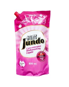 Средство для мытья посуды Jundo ЭКО гель с гиалуроновой кислотой Sakura 800мл ЭКО гель с гиалуроново