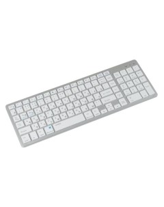 Клавиатура беспроводная неигровая Wisebot w102 silver w102 silver