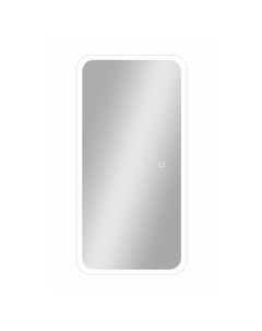 Шкаф зеркальный подвесной Flash с LED подсветкой 40x80 см цвет белый Без бренда