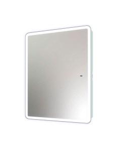 Шкаф зеркальный подвесной Flash с LED подсветкой и подогревом 60x80 см цвет белый Без бренда