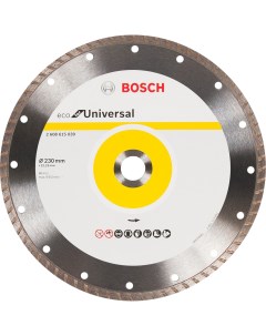 Диск алмазный универсальный Bosch Eco Turbo 230x22 23 мм Bosch professional