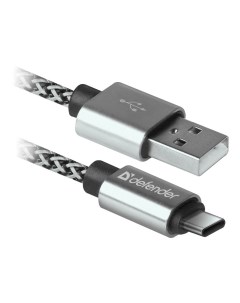 Аксессуар USB09 03T Pro USB2 0 AM Type C 1 0m 2 1A White 87815 Defender