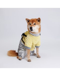 Комбинезон для собак 2XL серебряно желтый девочка Petmax