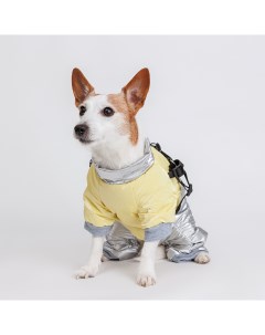 Комбинезон для собак XL серебряно желтый девочка Petmax