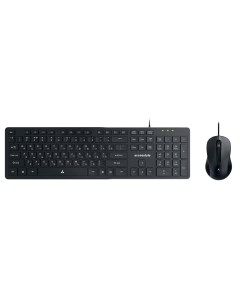 Комплект мыши и клавиатуры KM201 OC Dark Gray Accesstyle
