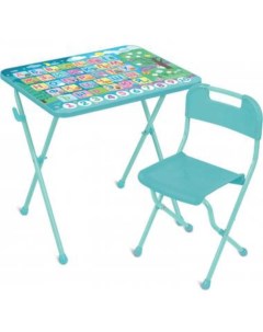 Мебель детская стол стул Азбука металл пластик КП А1 Nika