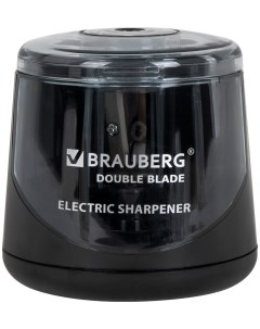 Точилка электрическая DOUBLE BLADE BLACK 271336 Brauberg