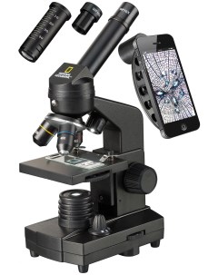 Микроскоп National Geographic 40x 1280x с держателем для смартфона 9039001 Bresser