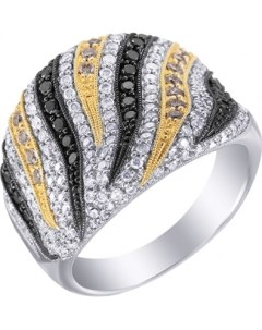 Кольцо с 161 бриллиантом из белого золота Джей ви