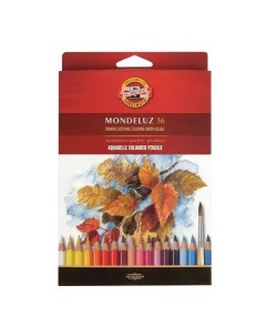 Набор цветных карандашей Mondeluz шестигранные 36 шт заточенные 3719036001KZRU Koh-i-noor