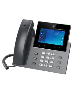 VoIP телефон GXV3350 16 линий 16 SIP аккаунтов цветной дисплей PoE серый Grandstream