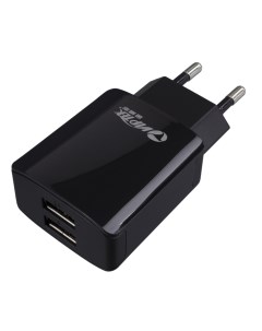 Сетевое зарядное устройство VT U21 2 USB 2 1 A black Viptek