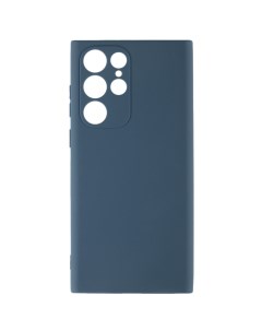 Чехол для Samsung S22 Ultra синий с защита камеры Mobileocean