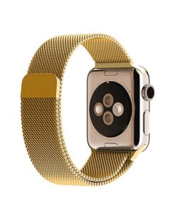 Ремешок для часов Apple Watch Series 1 6 SE миланская петля 38 40 мм золото Nobrand