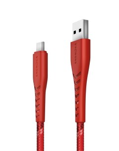 Кабель USB Type C USB NyloFlex USB A to USB C 1 5 м красный Energea