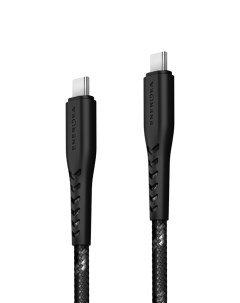 Кабель USB Type C USB Type C NyloFlex USB C to USB C 1 5 м черный Energea