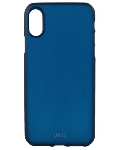 Чехол для iPhone X XS Bodycon Navy blue Uniq