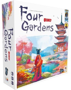 Настольная игра Four Gardens Четыре Сада на английском языке Korea boardgames