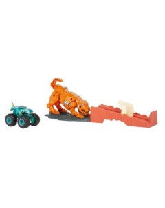 Игровой набор Mattel Монстр трак Поединок с Саблезубым тигром в ассортименте Hot wheels