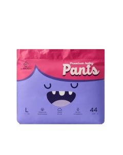 Подгузники трусики детские Premium baby Pants L 11 16 кг 44 шт Supergreen
