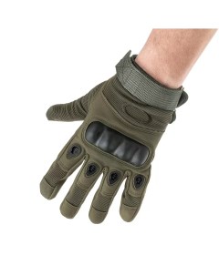 Универсальные тактические перчатки с пальцами черный XL 2 пары Decoromir