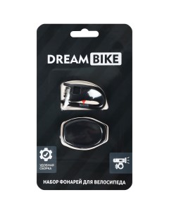 Комплект велосипедных фонарей JY267 2JA черный Dream bike