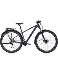 Горный велосипед Aim SLX Allroad 29 год 2023 цвет Серебристый Черный ростовка 18 Cube
