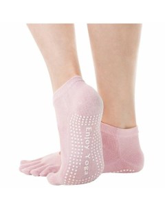 Носки для йоги размер 36 39 см цвет бледно розовый Sangh