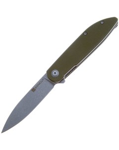 Нож складной туристический Bocll II D2 Steel Gray Stonewashed Handle G10 OD Green Sencut