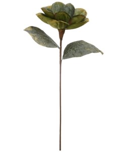 Искусственный цветок Магнолия зеленая 63 см Вещицы