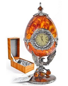 Часы шкатулка из янтаря Nobrand