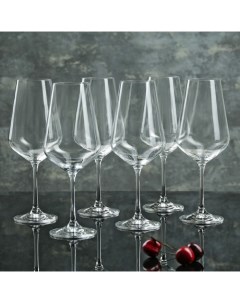 Набор бокалов для вина Сандра 550 мл 6 шт Crystal bohemia