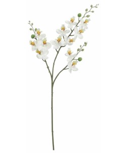 Цветок искусственный Орхидея 75 см белый 1058843 Mica decorations