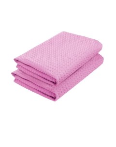 Комплект полотенец вафельных 45х70 2шт розовый Home one