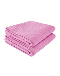 Комплект полотенец вафельных 80х150 2шт розовый Home one