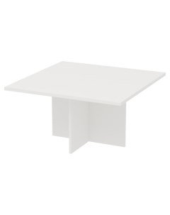 Журнальный стол белого цвета СТК 15 80 80 43 см Меб-фф