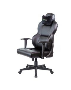 Компьютерное кресло с регулируемой спинкой UNIT UPGRADE из кожи чёрный Vmmgame