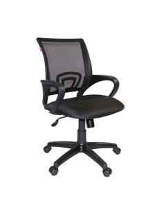 Кресло офисное 304 черное сетка ткань пластик 329252 Easy chair