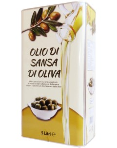 Оливковое масло для жарки Olio di sansa di oliva 5 л Италия Vesuvio