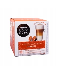 Кофе Dolce Gusto Latte Macchiato Caramel в капсулах 9 1 г х 16 шт Nescafe