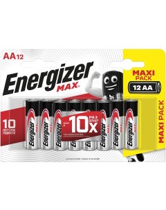 Батарейки набор 12 шт Max AA LR06 15А E301531401 Energizer