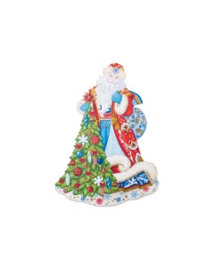 Елочная игрушка Дед мороз 88095 1 шт разноцветный Nobrand