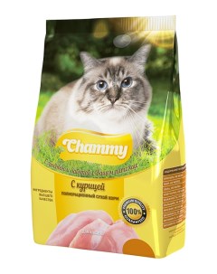 Сухой корм для кошек курица 2 шт по 10 кг Chammy