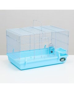 Клетка для грызунов 47 х 30 х 30 см голубая Пижон
