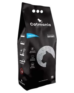 Наполнитель для кошачьего туалета Carbon Effect с активированным углем 10 кг Catmania