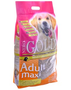 Сухой корм для собак Adult maxi для взрослых крупных пород с курицей 18 кг Nero gold