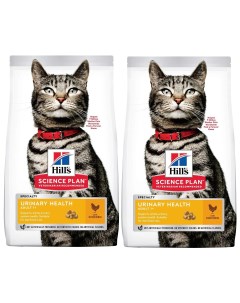 Сухой корм для кошек Science Plan Urinary Health с курицей 2 x 0 3 кг Hill`s