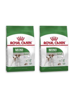 Сухой корм для собак Mini Adult домашняя птица 2шт по 4кг Royal canin